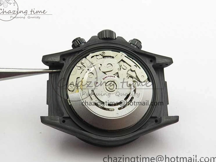 1222 Daytona DIW Carbon OMF Best Edition Blue Paint Dial on Deep Blue Nylon Strap A Tailored 2842